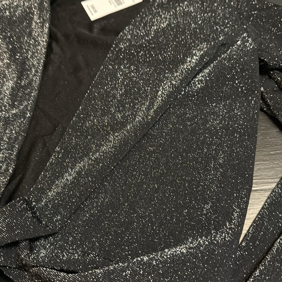 Daytrip Sparkly Black Wrap Top new with tags - Picture 3 of 5